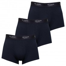 Ted Baker 3-Pack Cotton Breathable Comfort Trunk Mens Boxer Briefs