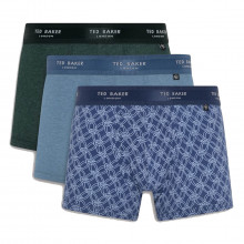 Ted Baker Three Pack Cotton Trunk Breathable Mens Boxer Briefs