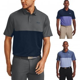 Under Armour Performance 2.0 Colorblock Moisture Wicking Mens Polo Shirt