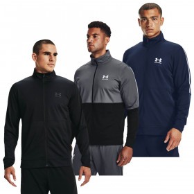 Under Armour Pique Moisture Wicking Quick Drying Track Mens 2023 Jacket