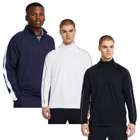 Under Armour 2024 UA Storm Fabric Midlayer Half Zip Loose Fit Mens Sweater