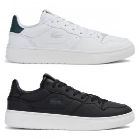 Lacoste Court-Lisse 222 1 SMA Leather Upper Branded Mens Trainers