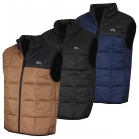 Lacoste 2023 BH1585 Lightweight Hooded Quilted Mens Gilet