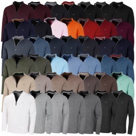 Calvin Klein Mens 2022 Knit Cotton 1/2 Zip CK Golf Sweater