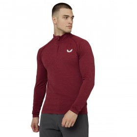 Castore 2023 Seamless Long Sleeve 1/4 Zip Compression Mens Sweater
