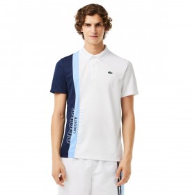 Lacoste 2023 Short Sleeved Ribbed Collar Ultra Dry Mens Polo Shirt