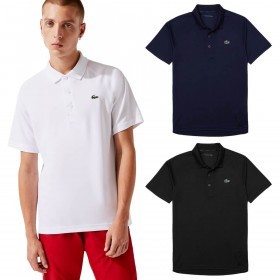 Lacoste DH3201 Ultra Dry Moisture Wicking Breathable Mens Polo Shirt