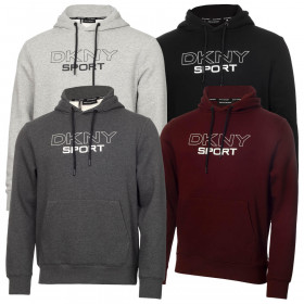 DKNY South Street Breathable Soft Feel Hoodie Cotton Blend Mens Hoody