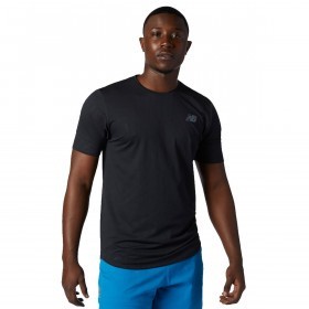 New Balance Q Speed Fuel jacquard Short Sleeve Fast Dry Knit Mens T-Shirt