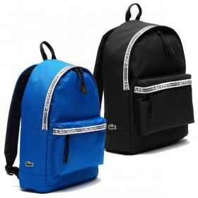 Lacoste 2023 NH4269NZ Laptop Pocket Backpack Adjustable Straps Unisex Rucksack