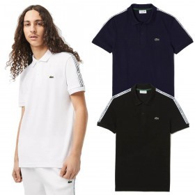 Lacoste 2023 PH5075 Rubber Buttons Stretch Branded Tape Casual Mens Polo Shirt