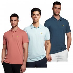 Lyle & Scott 2023 Concealed Button Sustainable Recycled Mens Polo Shirt
