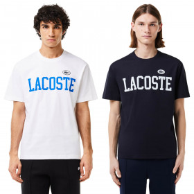 Lacoste 2024 Cotton Fabric Crocodile Logo Essential Sport Style Mens T-Shirt