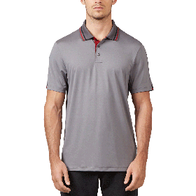 Wolsey Sleeve Stripe Quick Dry Raglan Golf Mens Polo Shirt